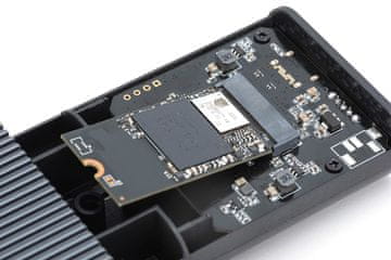 Digitus Digitus DA-71506 M.2 NVMe SSD kućište, 40Gbps, USB 4.0, aluminij