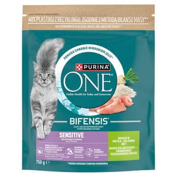 Purina PURINA One Bifensis Sensitive s puretinom - hrana za mačke - 750g