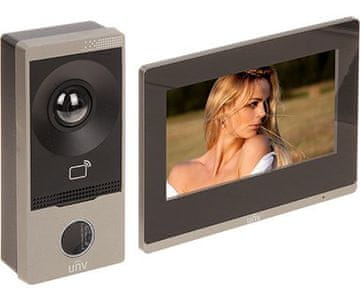 slomart Uniview KIT/201S/372S video portafon komplet, 2MP kamera, 7-inčni zaslon