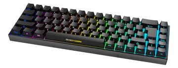 slomart Deltaco Gaming GAM-100-DE tipkovnica USB + RF Wireless + Bluetooth QWERTZ njemačka crna