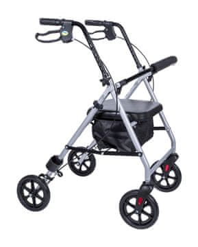 MDH Četverokotačni aluminijski hodalica/walker MDH PPC035, crni
