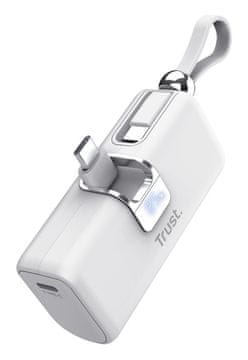 Trust Power Bank Trust Pacto, 5000mAh, USB PD, bijela