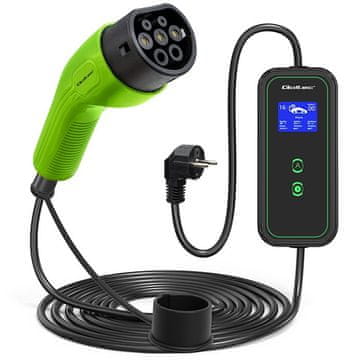 Qoltec Qoltec Punjač za električna vozila 2-u-1 Tip 2 | 3.5kW | 230V
