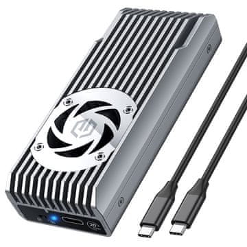 slomart GRAUGEAR G-M206-20G-F kućište za M.2 SSD 20 Gbit/s, aluminij, siva