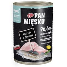 PMI PAN MIĘSKO piletina s bakalarom - mokra hrana za mačke - 400g