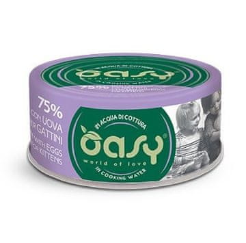 Oasy OASY More Love Mokra hrana za mačiće, piletina s jajima, 70g