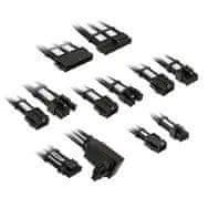 Kolink KLK Kit produžnih kabela Core Pro, 12V-2x6, tip 2, Jet Black/Brilliant White