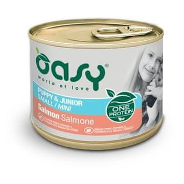 Oasy OASY One Protein Puppy & Junior losos za male pasmine - mokra hrana za pse - 200g