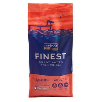Fish4Dogs FISH4DOGS Finest Mali Psi Losos - suha hrana za pse - 6 kg