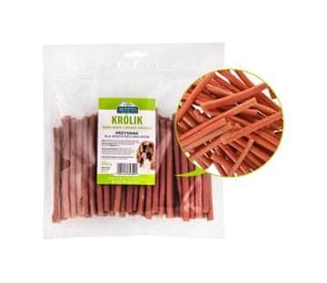 PTI PETITTO Mekani zečji prutići - poslastica za pse, 500g