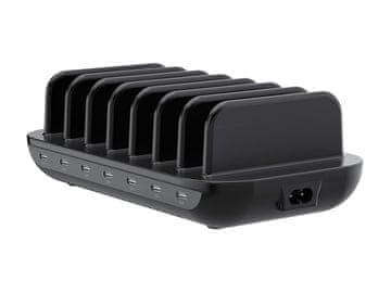 slomart Punjač 7Port, 7x USB-C, 160W PD 3.0, crni