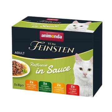 Animonda ANIMONDA Vom Feinsten Adult Raffinesse in sauce - mokra hrana za mačke - 8x85g