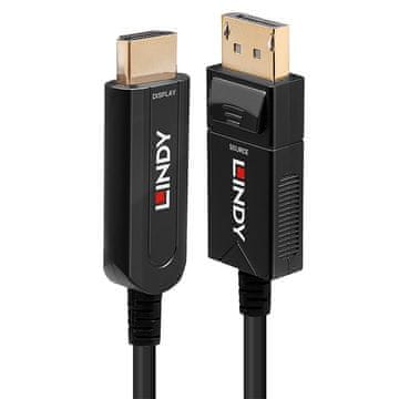 Lindy Lindy 10m optički hibridni DisplayPort 1.2 na HDMI 18G kabel