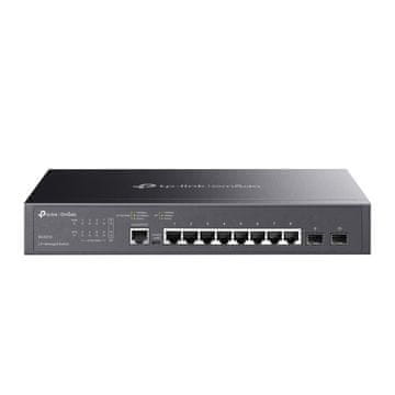slomart TP-Link TL-SG3210XHP-M2 Omada L2+ upravljani mrežni prekidač, 8x GbE + 2x SFP, crni