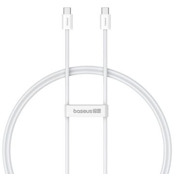 BASEUS Baseus Superior USB C u USB C podatkovni kabel, 1 m, 30 W, bijeli