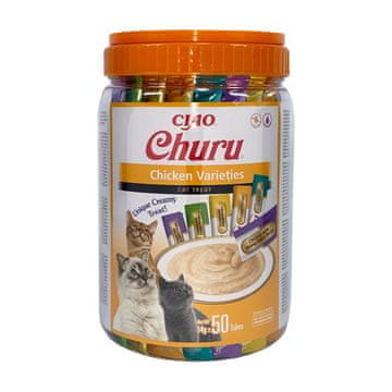 Inaba INABA Churu Varijacije Piletina – poslastica za mačke – 50x14g