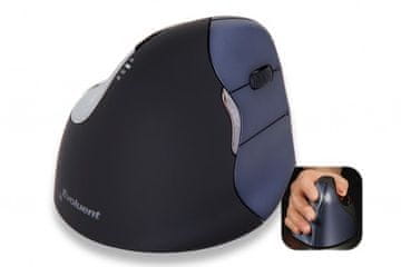 Bakker Elkhuizen BakkerElkhuizen Evoluent 4 Wireless Ergonomska miška, crna
