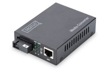 Digitus Digitus Bidirectional Gigabit Media Converter, RJ45 / SC, 1000 Mbit/s
