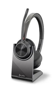 Poly Poly Voyager 4320 UC Stereo USB-A slušalice + BT700 adapter + postolje za punjenje