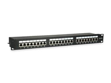 Equip Equip 650030 Patch Panel 24-port Cat.5e oklopljen, crni