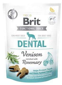 Brit BRIT Funkcionalna poslastica Dental Losos - poslastica za pse - 150g