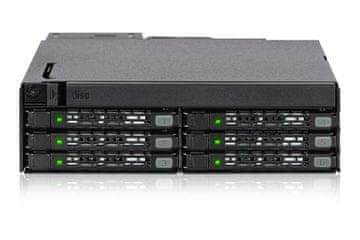 slomart Icy Dock MB606SPO-B panel za pogon 3.5" SATA, crni