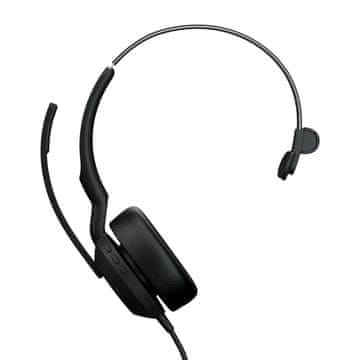 Jabra Jabra Evolve2 50 naglavne slušalice USB-C/USB-A Bluetooth, crne