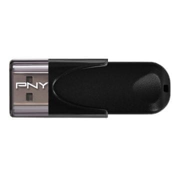 PNY Attaché 4 USB 2.0, 64 GB, crni