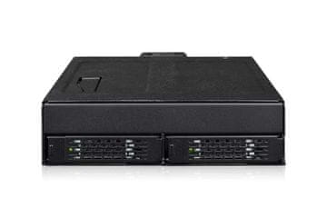slomart Icy Dock MB105VP-B kućište za 2.5" SSD, crno, metalno