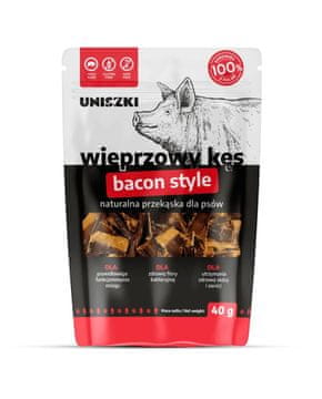 slomart UNISZKI Svinjski zalogaj – poslastica za pse – 40 g