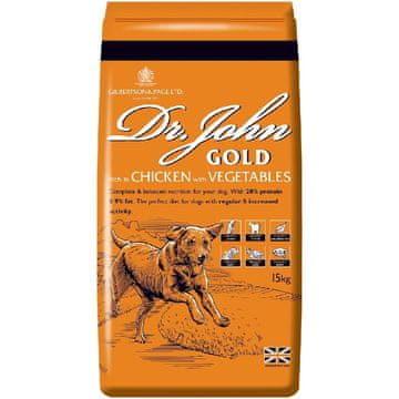 D&R DR JOHN Gold Piletina - suha hrana za pse - 15 kg