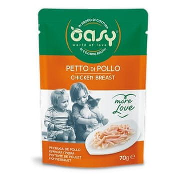 Oasy OASY More Love Pileća prsa mokra hrana za mačke (70g)