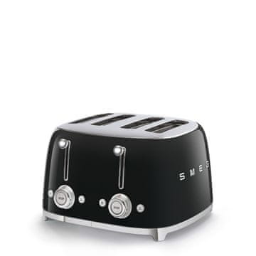 Smeg Smeg 50's Style toster TSF03BLEU, 4 utora, crni