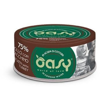 Oasy OASY More Love mokra hrana za mačke - Piletina s puretinom - 70g