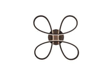slomart Stropna LED svjetiljka FLY, 40cm, 3000K, mat crna
