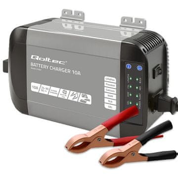 Qoltec Qoltec Smart Monolith Punjač baterija 10A 24V za LiFePO4, AGM, GEL, SLA