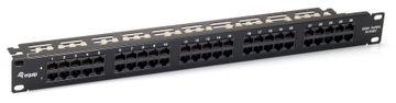 Equip Equip 50-Port Cat.3 RJ45 ISDN Patch Panel, crni