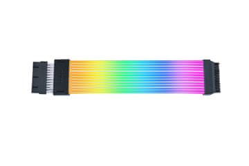 Lian Li Lian Li Strimer Wireless 24-pinski RGB produžni kabel, bijeli/crni