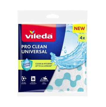 Universal Univerzalna krpa s enzimima Vileda Pro Clean, 4 komada