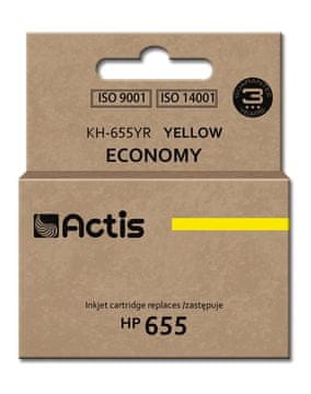 ACS Actis KH-655YR zamjenska HP 655, žuta, 12 ml, standardni kapacitet