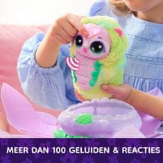 slomart Hatchimals Bloomables Kittyfly interaktivni plišani ljubimac, višebojni