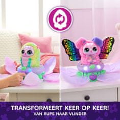 slomart Hatchimals Bloomables Kittyfly interaktivni plišani ljubimac, višebojni