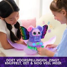 slomart Hatchimals Bloomables Kittyfly interaktivni plišani ljubimac, višebojni