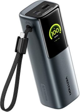 Vention RBI Power bank 10000 mAh s vakuumskom čašom, crna