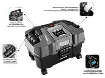 Graphite Graphite 58GE105 usisavač, 1200W, 3L, HEPA filter