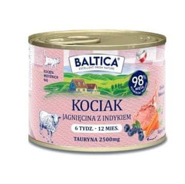 slomart BALTICA Smaki regionów Kitten Janjetina s puretinom, 185g