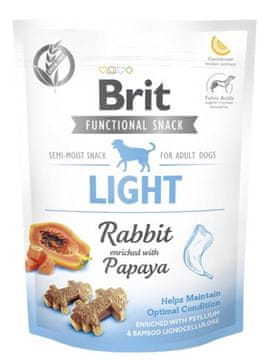 Brit BRIT Funkcionalna grickalica Light Rabbit - Poslastica za pse - 150g