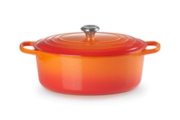 slomart Le Creuset Signature ovalni lonac 7.5 L, narančasta
