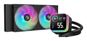 DEEPCOOL DeepCool LQ240 komplet za tekućinsko hlađenje procesora, 12 cm, crna