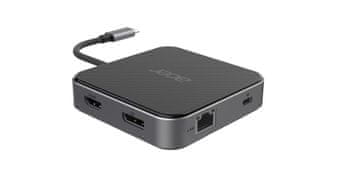 Acer Acer 7-u-1 USB4 Dongle, žični USB4, crna/srebrna